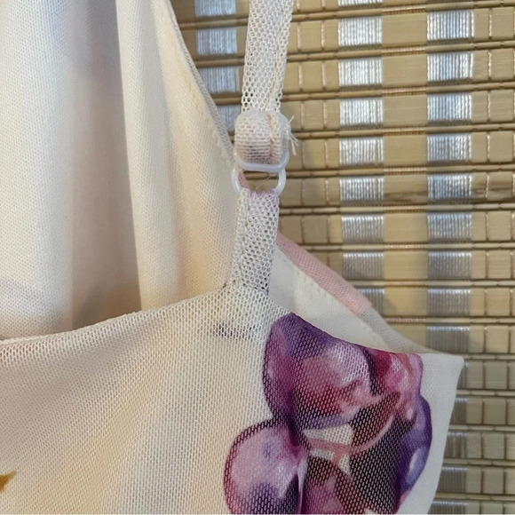 Y2K Summer Sheer Slip Dress Fruit print size S/M - Picture 8 of 8
